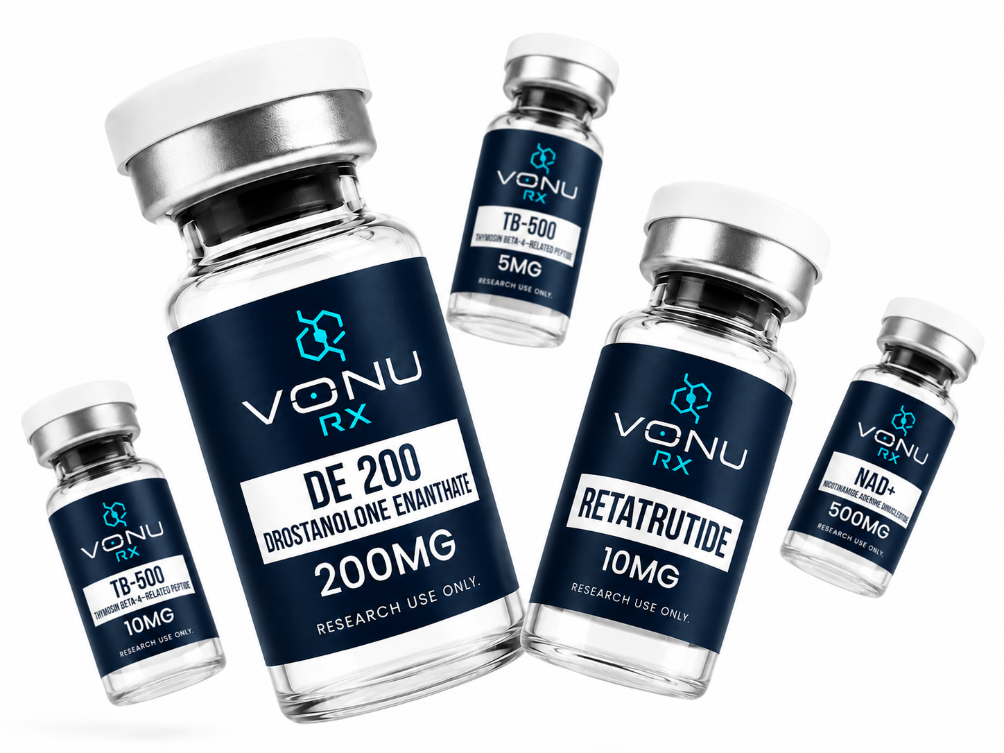 VONU RX peptide vials
